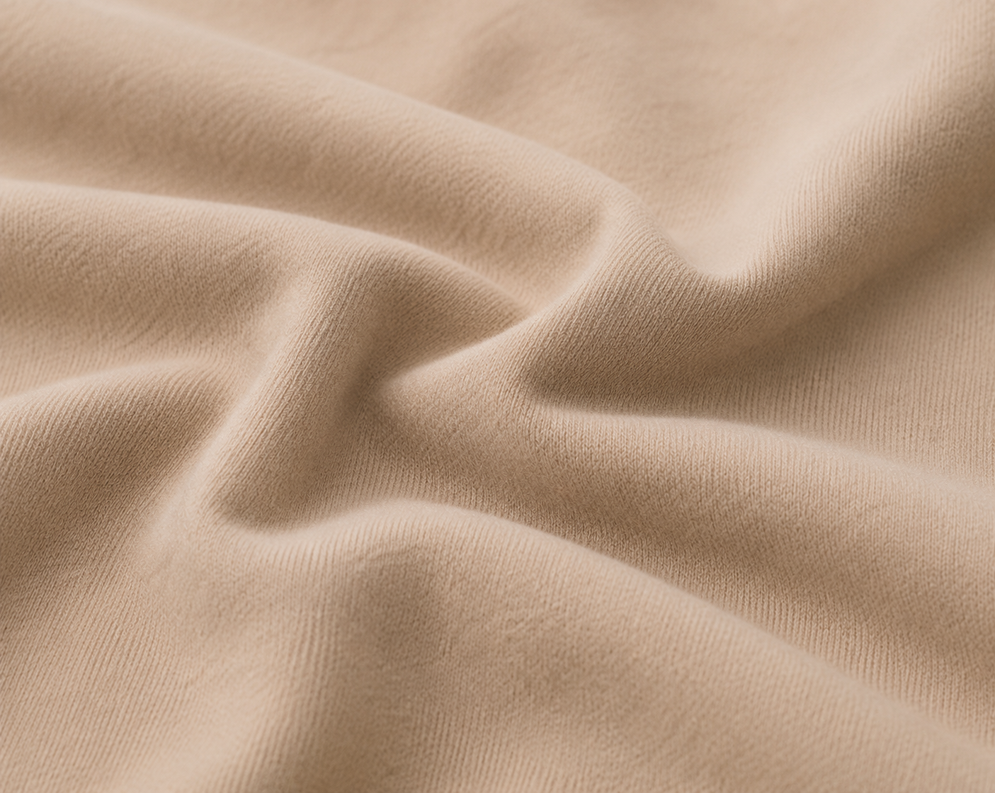 Close-up of the soft premium cotton fabric texture